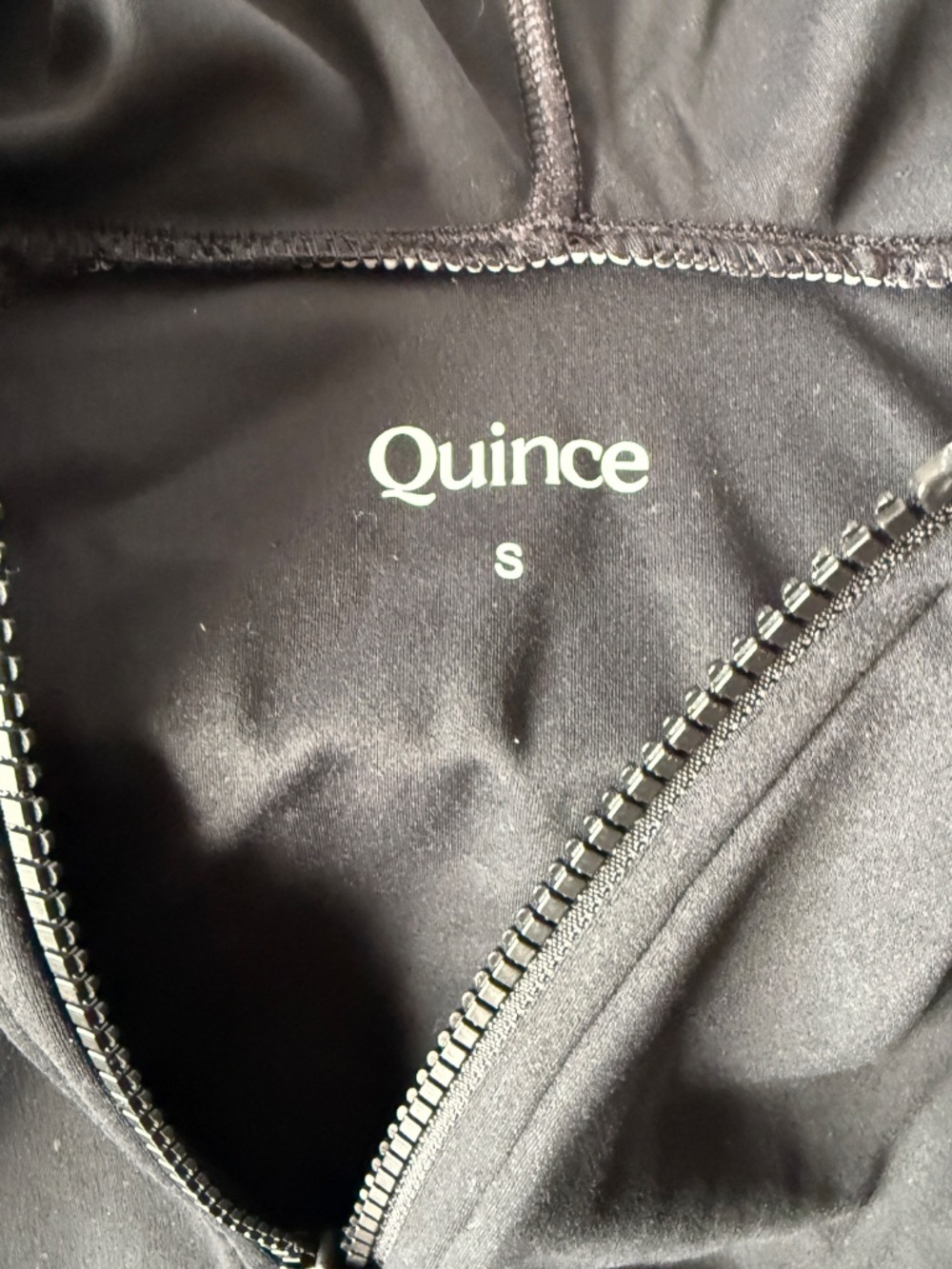 Quince Ultra-Form Hooded Crop Jacket Black S NWT - Picture 8 of 10
